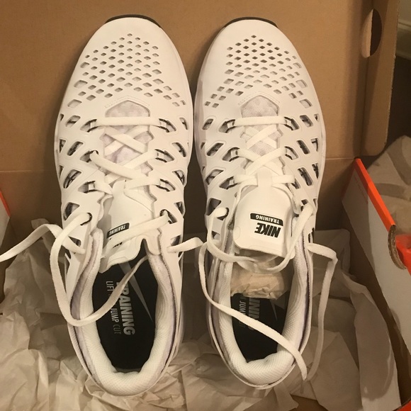 Nike Train Speed 4 white/Black Sz 10.5 - Picture 4 of 4